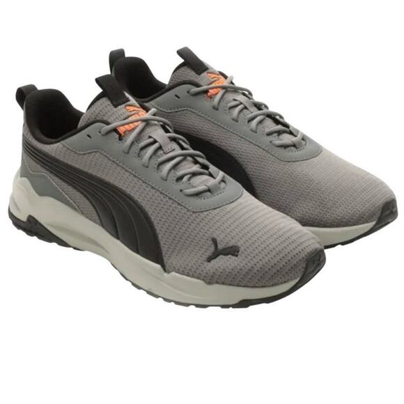 Puma Men's Gray Black Athletic Shoes Size 10 NIB - Picture 1 of 8